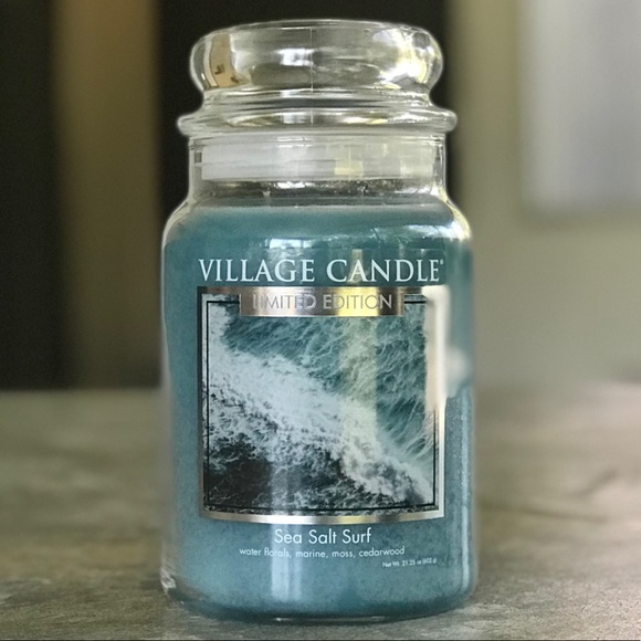 Village Candle Other - Village Candle Limited Edition Sea Salt Surf Lg 26-Oz. 2-Wick Candle, New